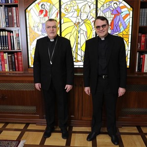 Kardinal Bozanić primio vlč. Pegueru Pocha, svećenika Prelature Opus Dei u Hrvatskoj